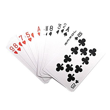 קלפים 2 חפיסות (פלסטיק) ACE - 2