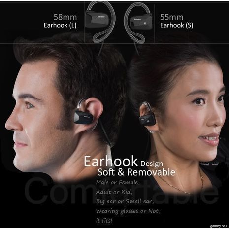 אוזניות ספורט אלחוטיות עם מיקרופון Jabees BSPORT HD Stereo