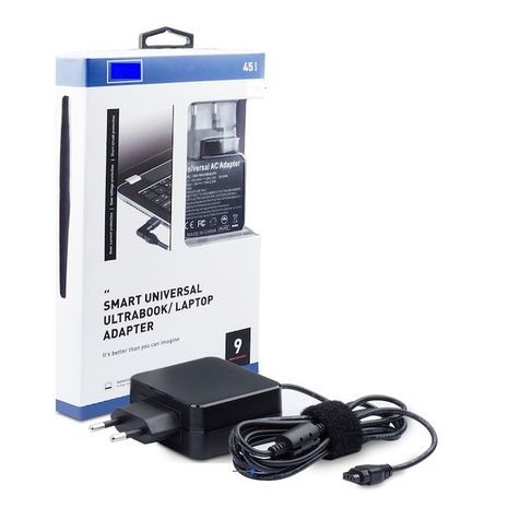 בלוק כוח אוניברסלי למיני ל notebook - מטען ללפטופ. אוטומטי. למחשבים זעירים. SAKAL 45W - 2