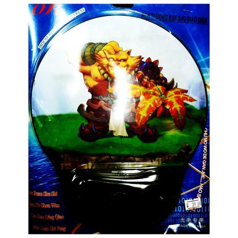 שטיח לעכבר עם כרית סיליקון עם ציורים שונים