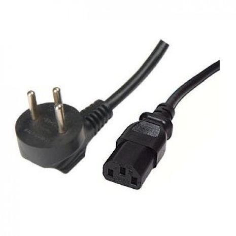 כבל חשמל 3 פינים " קומקום "   1.5 מטר