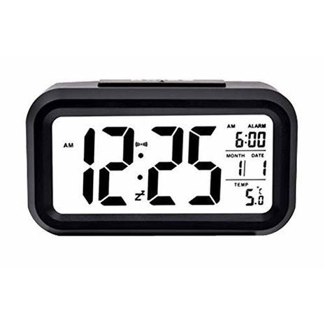 Дигитальные часы-будильник  с подсветкой автоматически срабатывающей от наступления темноты Sakal