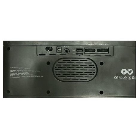 בידורית רמקול נייד סטריו Bluetooth ,  נטען משולב נגן MP3/USB/SD/MP4/PC וטלפונים ניידים CORAL PARTY  CX-10