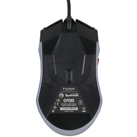 עכבר USB לגיימרים (למשחקים) G930 MARVO - Scorpion Baclit הניתן לתכנות - 2