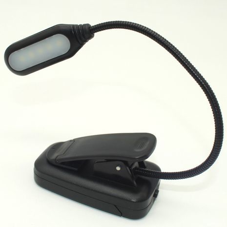 מנורה עם קליפס לספר או טאבלט  LY-15 LED