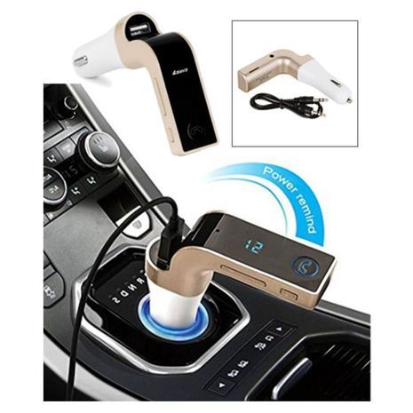 משדר FM - MP3 לרכב + דיבורית USB\MP3\WMA + שלט רחוק Bluetooth