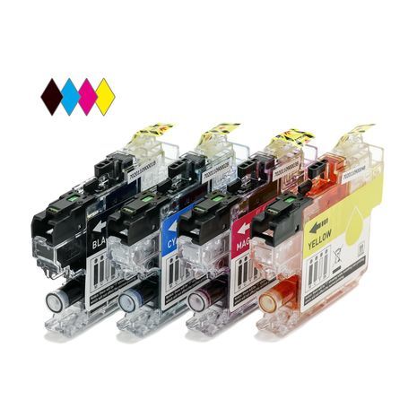 סט ראשי דיו תואמים  חדשים  Brother LC 3213 CMYK