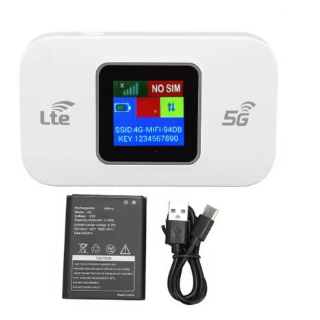 מודם WiFi נייד 4G LTE מקצועי 300 מגהביט/שנייה — מהיר במיוחד. מסך צבעוני נתב WiFi נייד 4G לטלפונים ניידים, מחשבים ניידים וטאבלטים