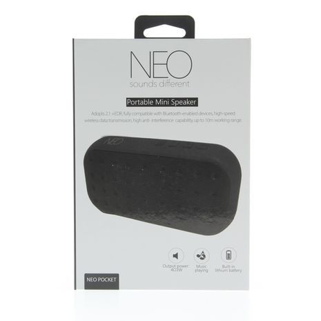 BLUETOOTH רמקול נייד בלוטות מתאים כל סוגי טלפונים ניידים, טאבלטים. דיבורית פנימי רמקול נייד NEO POCKET