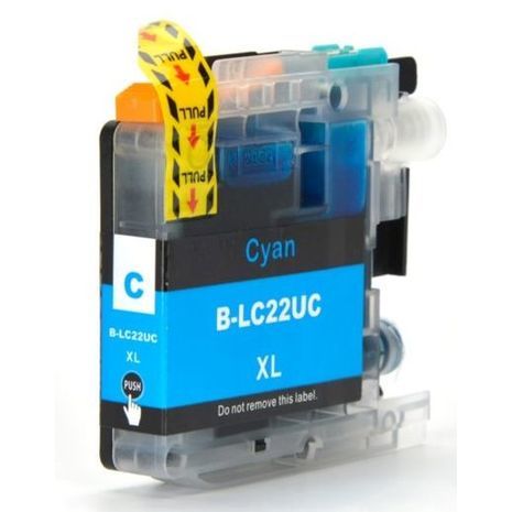 Brother LC22U C XL ראש דיו  תואם כחול