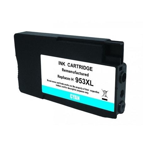 HP 953 C XL Совместимый струйный картридж синий F6U18AE BGX