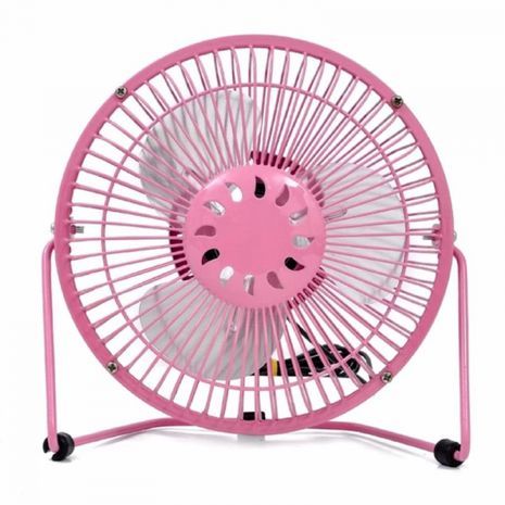 מאוורר שולחני Lileng-819, עיסוי ממתכת ,שקט ,חיבור USB