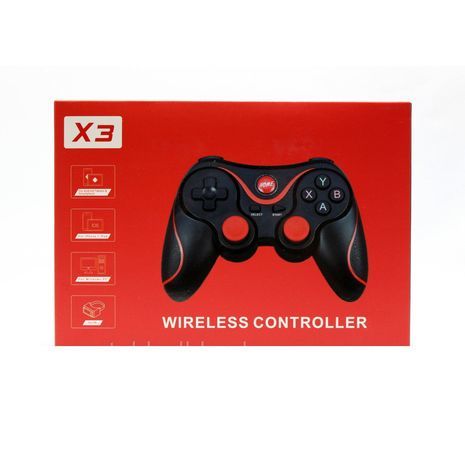 ג'ויסטיק אלחוטי עבור אנדרואיד, IOS ו- Windows. מתאים ל סמרטפונים , טבלטים , טלוויזיה חכמה Smart-TV, קונסולות TV- BOX - דגם X3