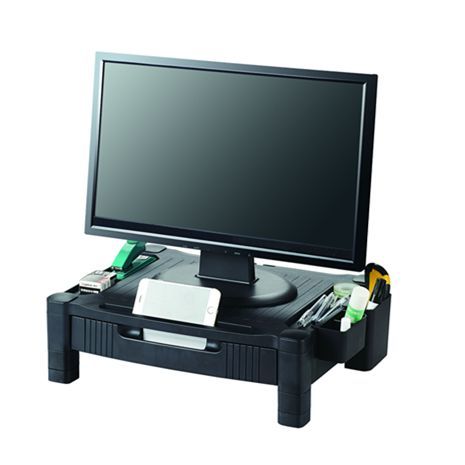 מעמד מסך מחשב כולל מגירה נשלפת ושטח אחסון  ציוד שולחן עבודה ומשרד LZ-331