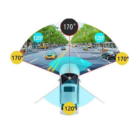 מצלמת דרך - מצלמה לרכב  מובנית  בתוך מראה. מצלמה TWO 1080 HD 4.3"