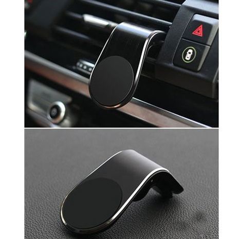 מחזיק טלפון נייד מגנטי לרכב עם התקנה על גריל המאוורר - 3