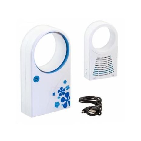 מאוורר ללא להבים  פועל באמצאות USB וסוללות