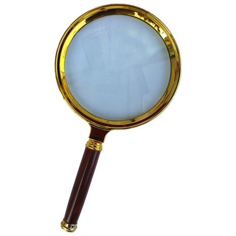 זכוכית מגדלת זהב 70 מ"מ