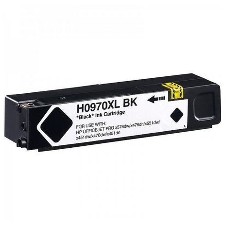 HP 970 Bk XL ראש דיו תואם  (CN625AE)