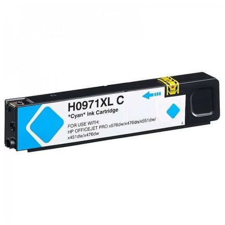 HP 971 C XL ראש דיו תואם (CN626AE)