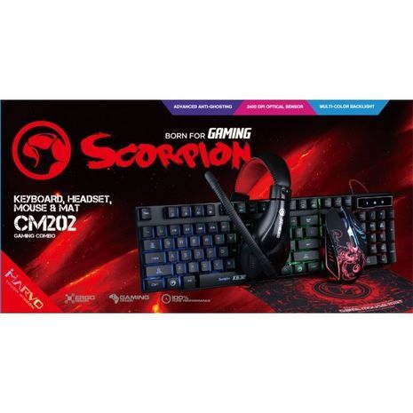 סט משחק מקצועי ב -1 ב 1 מבית MARVO Scorpion CM-375