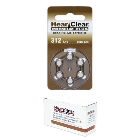 6 סוללות למכשיר שמיעה 1.4V PR44-675 Toshiba