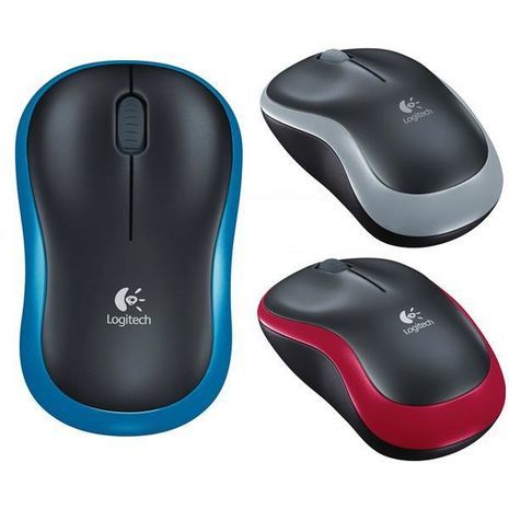 עכברת אופטי אלחוטית, 2.4Ghz Logitech m185 - 3