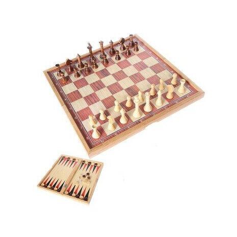 Chess + Backgammon + Dame
