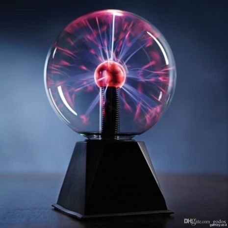 Plasma ball The large lamp is sensitive to touch and sound. Size 10 inches inch Plasma Ball www.gamby .il 03 9341686