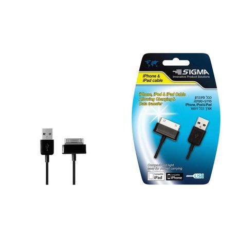 כבל טעינה והעברת נתונים עבור טאבלט סאמסונג - USB . דגמים הישנים