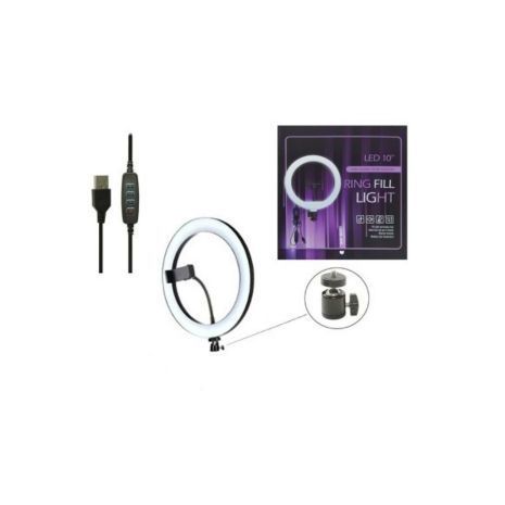 Кольцевая светодиодная лампа - ринг диаметр 26 см со штативом  Ring Fill Light CXB-260 26sm  LED +