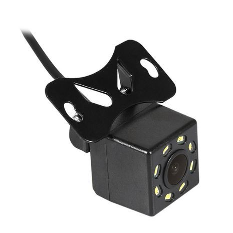 מצלמה אחורית עם 8 ראיות לילה LED. מצלמת חניה לגיבוי אוניברסלית עמיד למים, חסינים בהלם, זווית רחבה, תמונת צבע HD