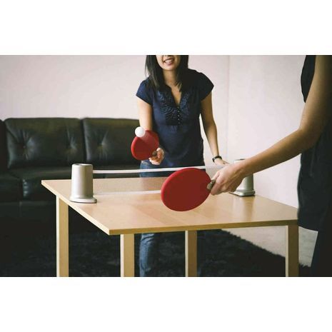 טניס שולחן (פינג פונג), רשת מתקפלת 168 ס"מ + 2 מחבטים. מתאים לכל שולחן. (השולחן לא כלולה)