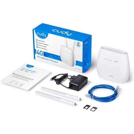 ראוטר  אלחוטי נתב ל - SIM 4G נתב CUDY LTE N300
