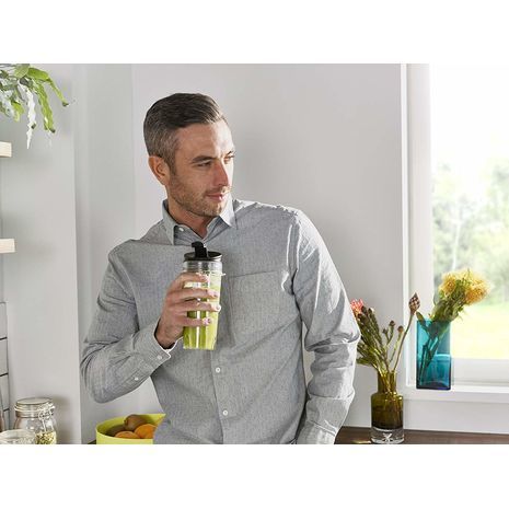 בלנדר מכשיר סמודי עם שתי קערות 700W Nutri Ninja QB3001UKMRS 700W