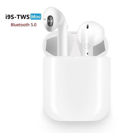 i9S TWS  אוזניות סטריאו Bluetooth,  מיקרופון,  נטענות ,  בלוטוט אלחוטיות, עותק באיכות גבוהה של AirPods  עבור סמרטפונים  איפון 7,8,9,10 וכל סוג אנדרויד