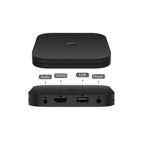 Xiaomi Mi Box S סטרימר אנדרואיד טלוויזיה עם Google Assistant מרחוק זרימה נגן מדיה - Chromecast מובנה - 4K HDR - Wi-Fi - 8 GB - שחור