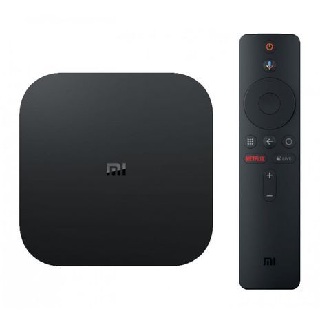 Xiaomi Mi Box S סטרימר אנדרואיד טלוויזיה עם Google Assistant מרחוק זרימה נגן מדיה - Chromecast מובנה - 4K HDR - Wi-Fi - 8 GB - שחור