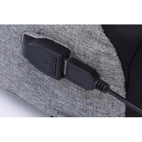 תיק צד - גב נגד גניבה עם יציאה USB