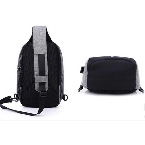 תיק צד - גב נגד גניבה עם יציאה USB