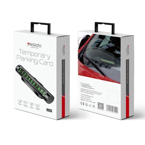 שלט מספר טלפון לרכב C68  YESIDO