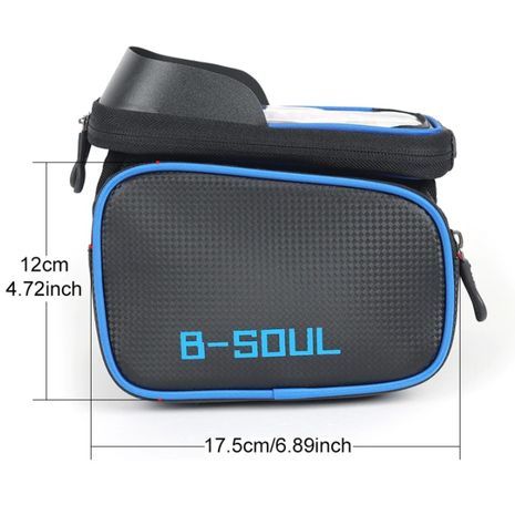 תיק כידון אופניים ומחזיק טלפון לטלפון נייד (סמארטפון) עד 6.8 אינץ 19.8 ס"מ B-soul