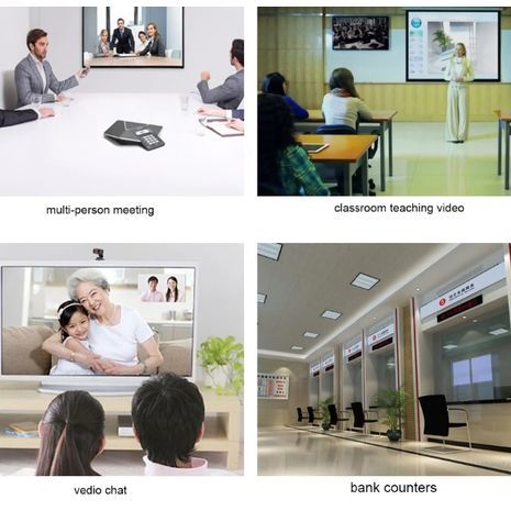 מצלמת רשת למחשב. מיקרופון מובנה סופג קול USB-2 ברזולוציה דינמית 1280x720 מיקוד אוטומטי