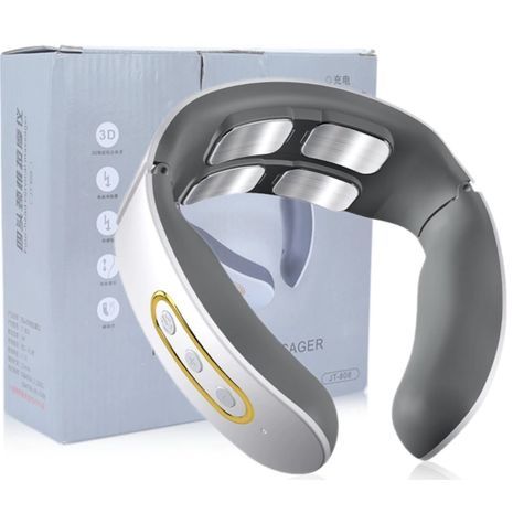 JT-808 מכשיר מסאז לעיסוי צוואר תרמי , דופק חשמלי, אינפרא אדום, מגנטי ,טיפול חום , טיפול מרגיע, אפקט הרפיה, הקלה בכאב צוואר הרחם.