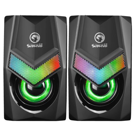 רמקולים למשחקי מחשב לגיימרים MARVO SG-118 Scorpion RGB USB2
