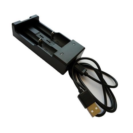 להטענת 2 סוללות בו זמנית USB 1850 , 1650 , AA מטען ג'מבו סוללות נטענות