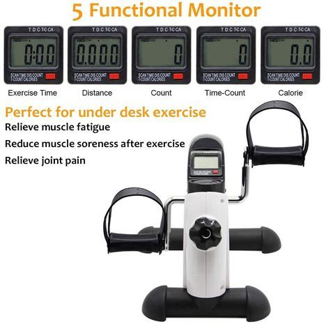 אופני כושר מיני מאמן דוושות האם אופני כושר נייחים להתאמה על הידיים והרגליים.  Hausse Mini Trainer