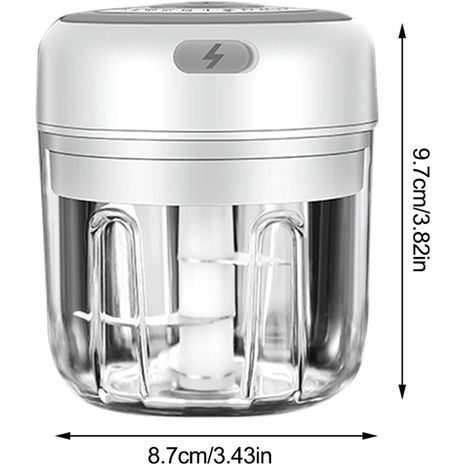 Беспроводной злектрический измельчитель для чеснока , лука , овощей ,  орехов , фруктов , перезаряжаемый . Мини овощерезка ,  Мини чопер.