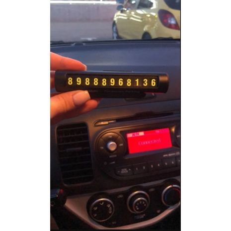 שלט מספר טלפון לרכב C68  YESIDO