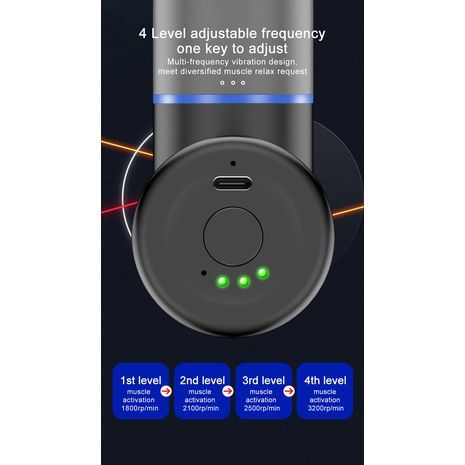 אקדח מסז שרירים מיני Mini Fascial Gun Rt-0006